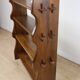 Vintage brutalist solid wood shelf - 1950
