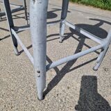 Set of 2 high workshop chairs, Nicolle model, known as whale tail