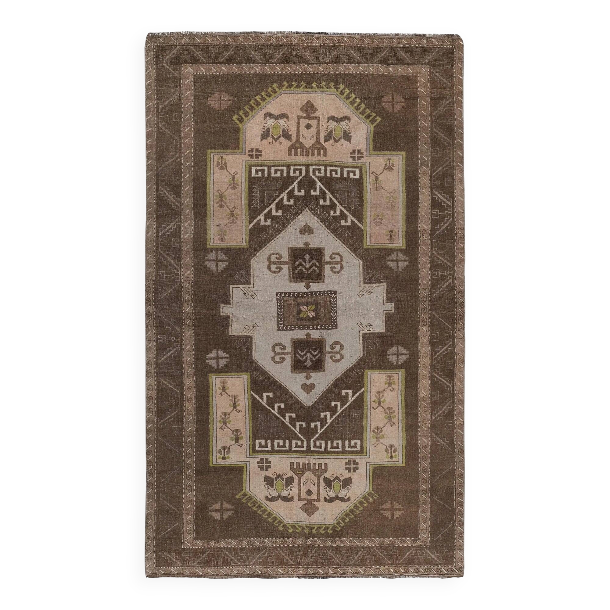 Vintage Turkish handmade rug 179x305 cm