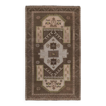 Vintage Turkish handmade rug 179x305 cm