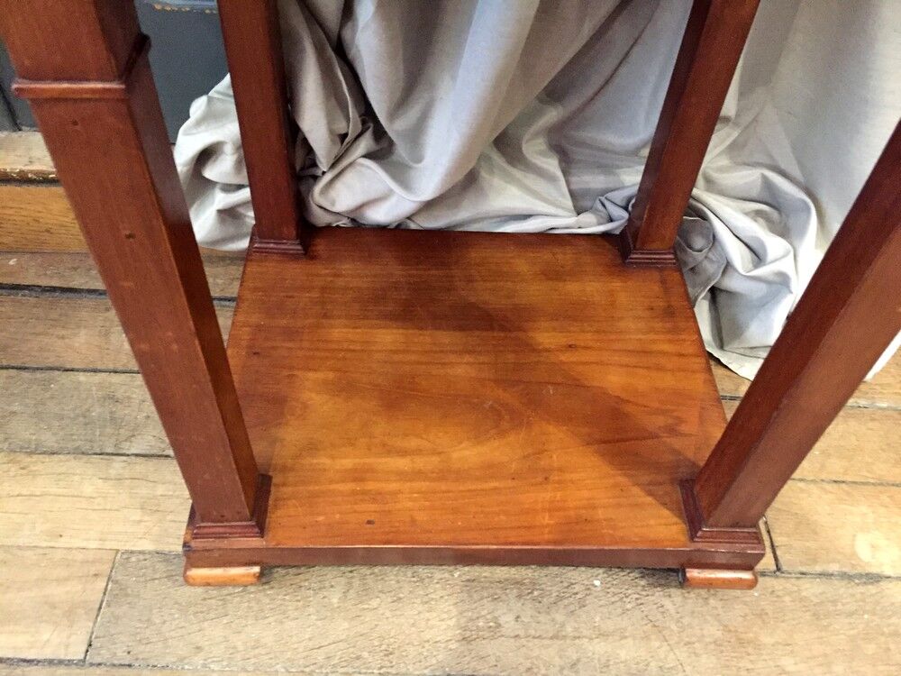 Bedside with wheels in walnut period Louis Philippe