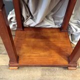 Bedside with wheels in walnut period Louis Philippe