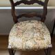 Chaise bois coquillage