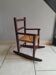 Fauteuil a bascule enfant vintage année 50 60