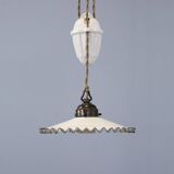 Antique adjustable pendant lamp