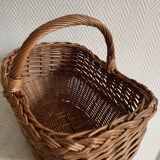 Domed wicker basket