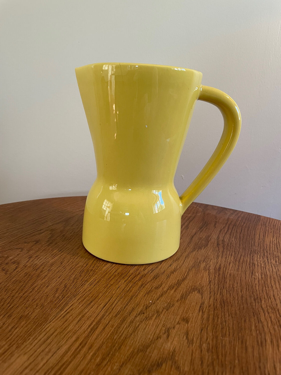 Vintage yellow pitcher Saint Clément 7821 Year 50