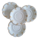 4 Dessert Plates in Old Paris Porcelain