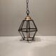 Hexagonal hanging lantern