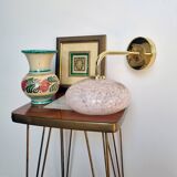 Clichy glass wall light