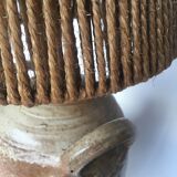 Terracotta lamp, string blinds, cable and vintage switch