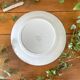 Antique serving dish in earthenware from Creil & Montereau