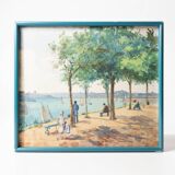 Watercolor signed g deplanche (1875-1945)