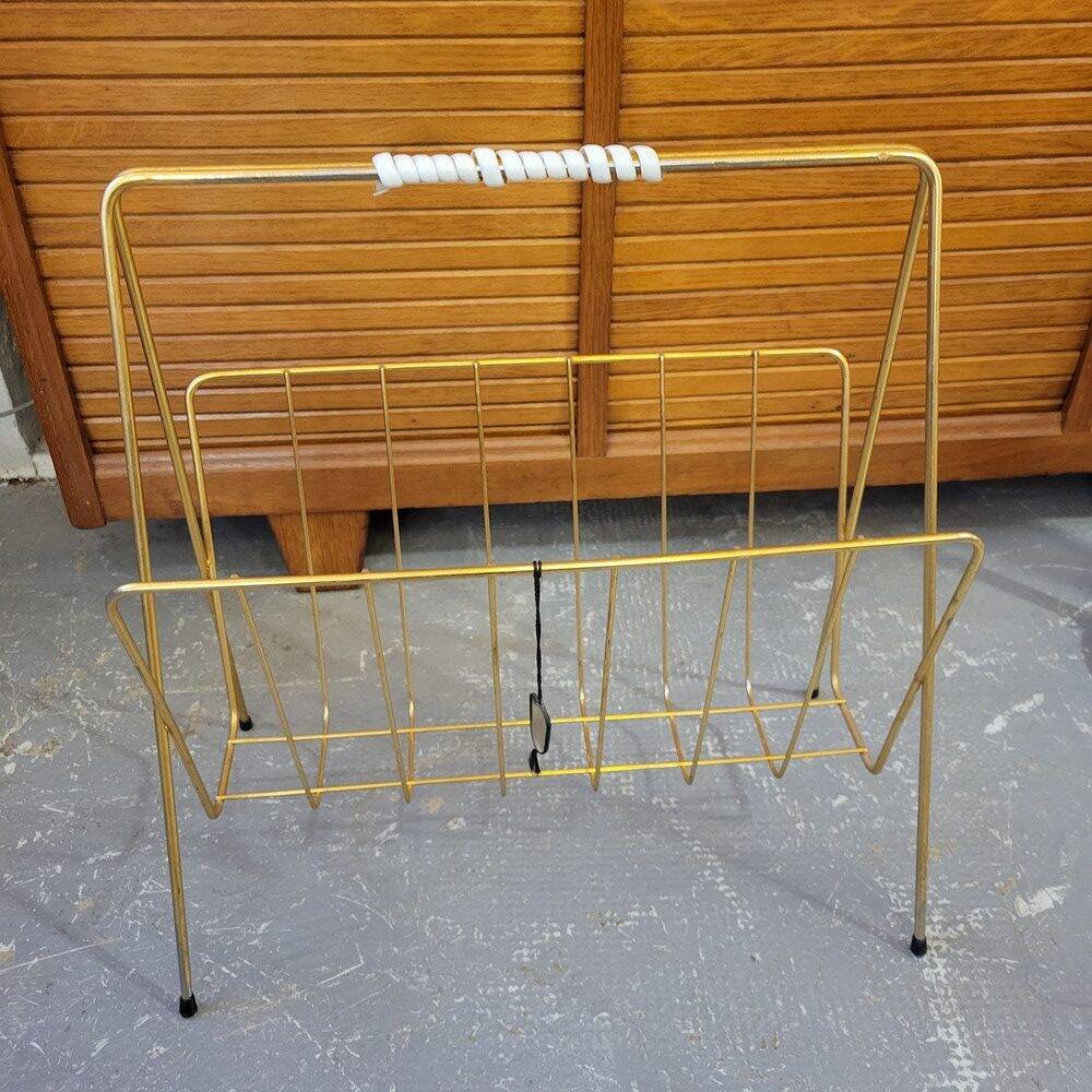 Porte-revues métal doré