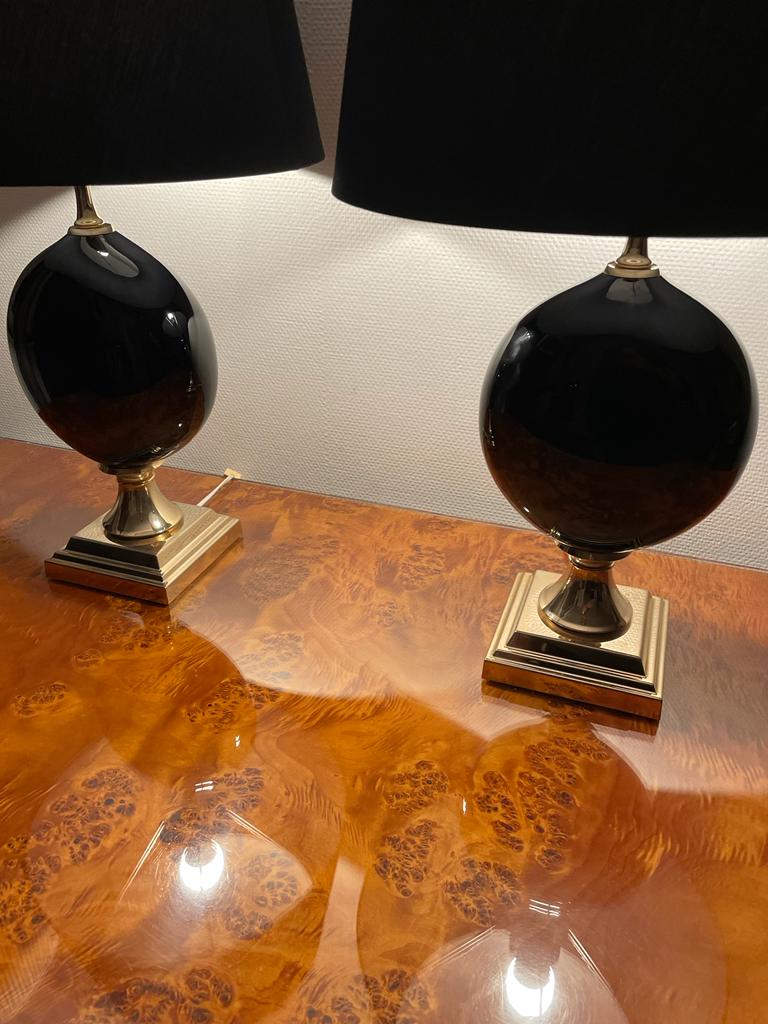 Pair of large vintage lamps Italy