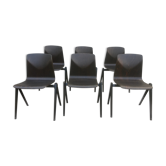 6 Industrial Chairs Galvanitas S22