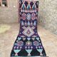 Vintage Boucherouite hallway rug