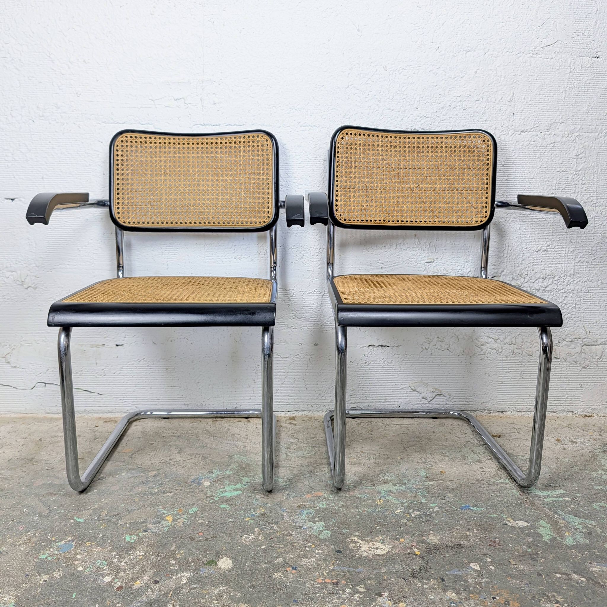 Paire de fauteuil B64 - Design Marcel Breuer