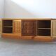 Vintage 1960/70s Danish Brutalist Light Oak Low Sideboard / Crezenda