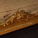Italian gilded mirror made of wood and plaster 119x117cm