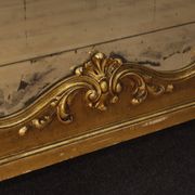 Italian gilded mirror made of wood and plaster 119x117cm