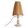 Opaline gilded glass table lamp, 1920s