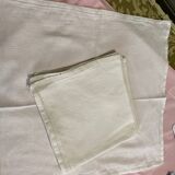 Set of cotton damask towels