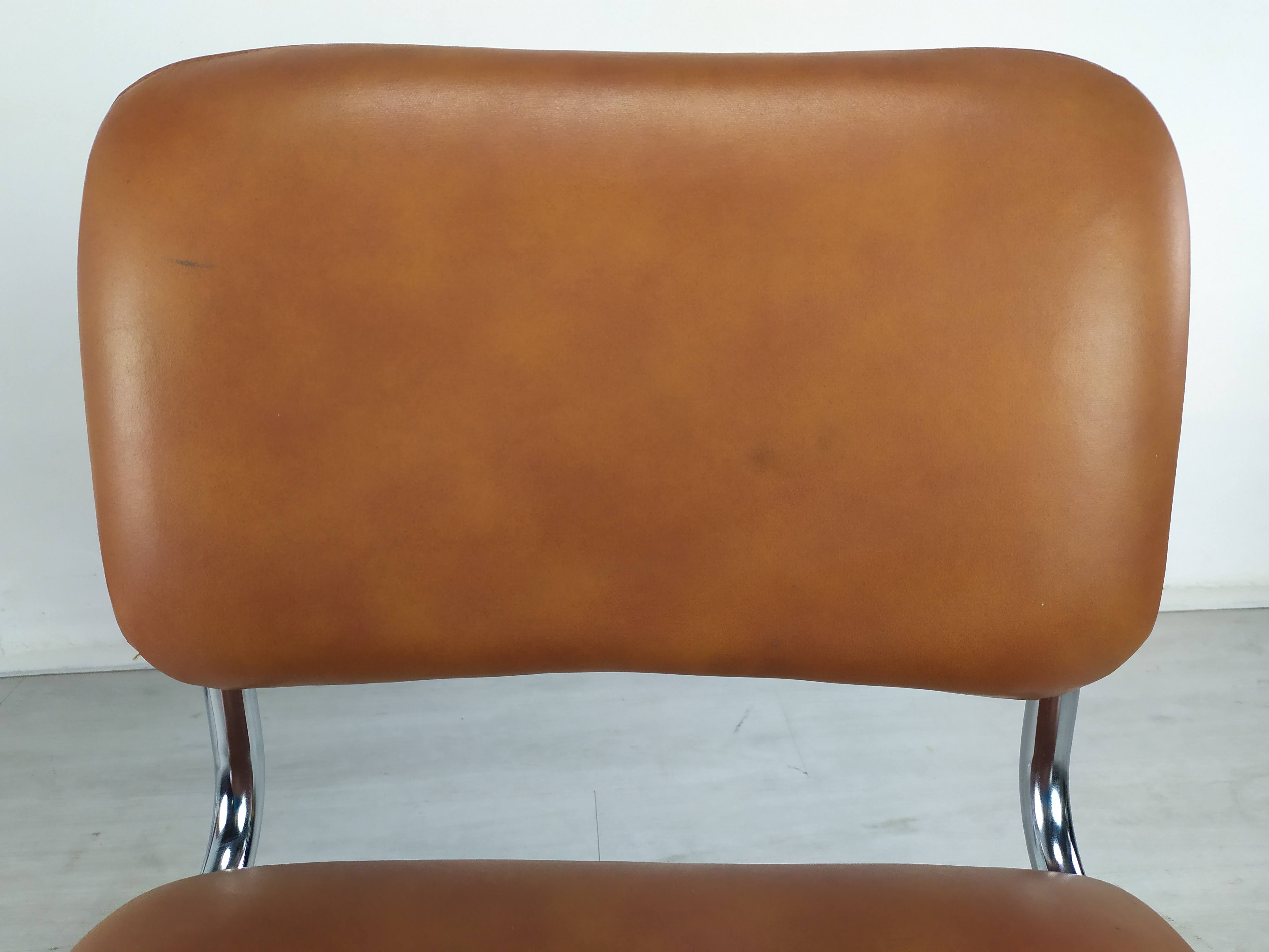 Imitation leather chairs