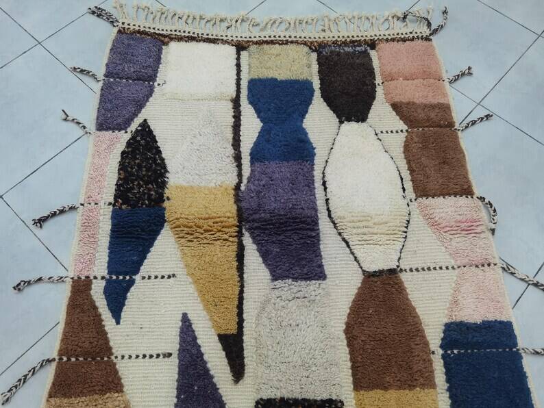 Natural wool rug 200cm x 300cm