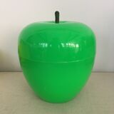 Green apple bucket with glazes