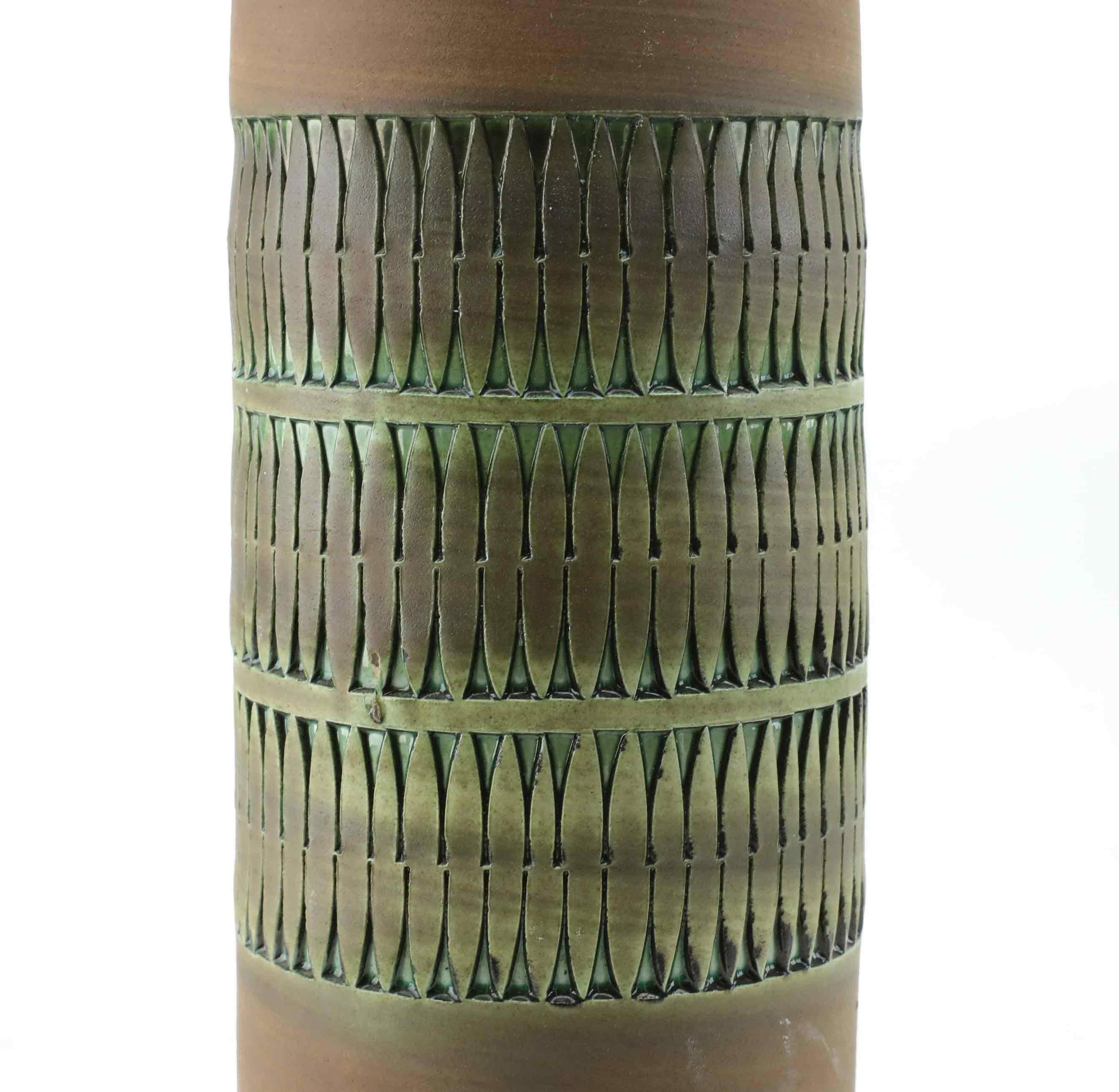 Tomas anagrius table lamp, ceramic, sweden, 1960s.
