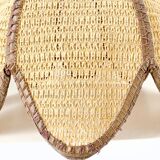 Suspension flower in rabane