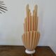 Draped lamp "corolle" by Georgia Jacob, model XXL 65cm, mid century, 70