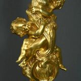 Bronze Candelabra, after J-A. Meissonnier, Rococo style, Napoleonic era