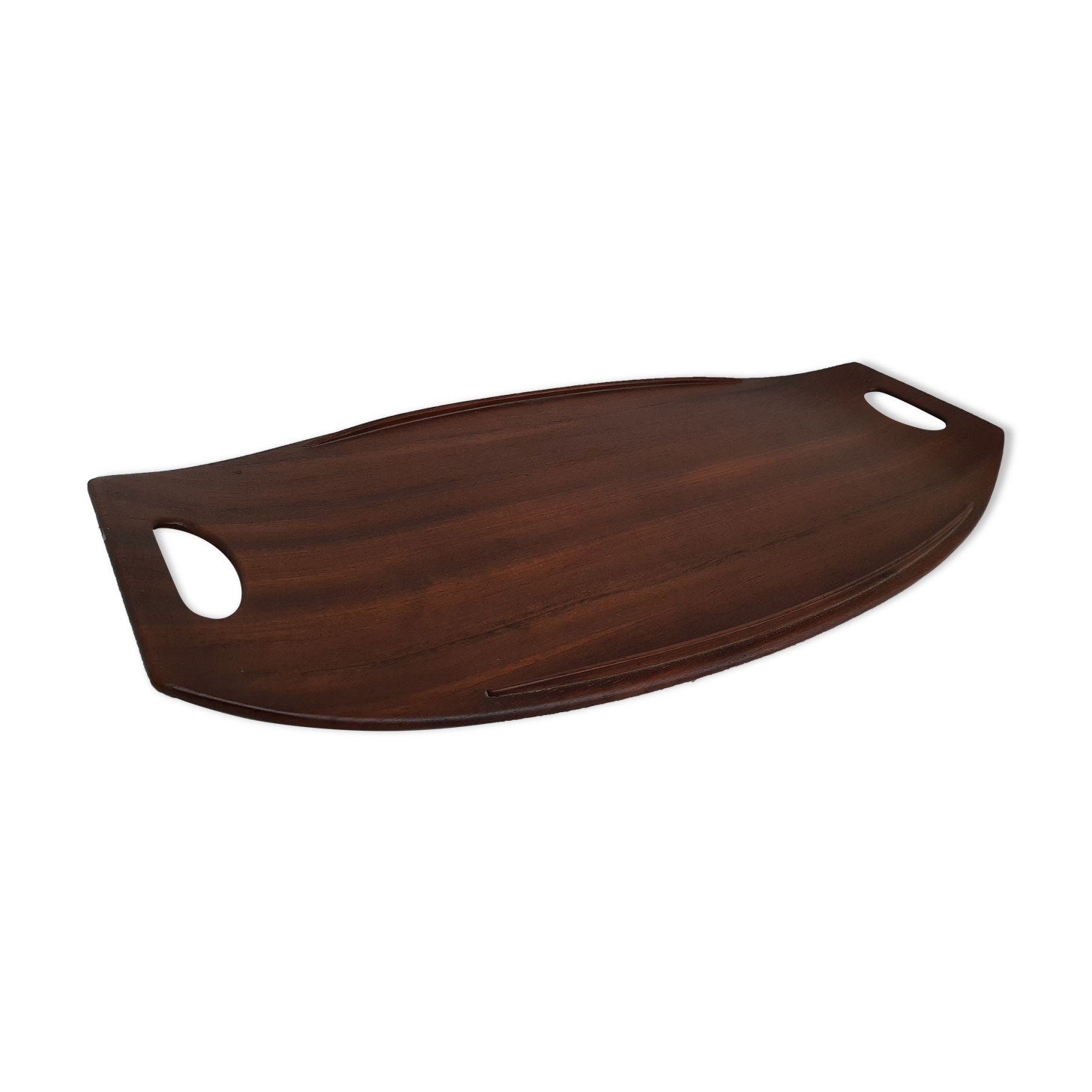 Danish vintage top for Dansk Design in teak 1950