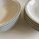Set of 6 plates cap mid century neo classic Scandinavian 1960