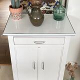 Vintage white metal furniture