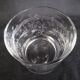 Set of 6 whisky glasses engraved with floral motifs