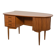 Mid-Century Freestanding Teak Kidney Desk, Denmark, 1960s