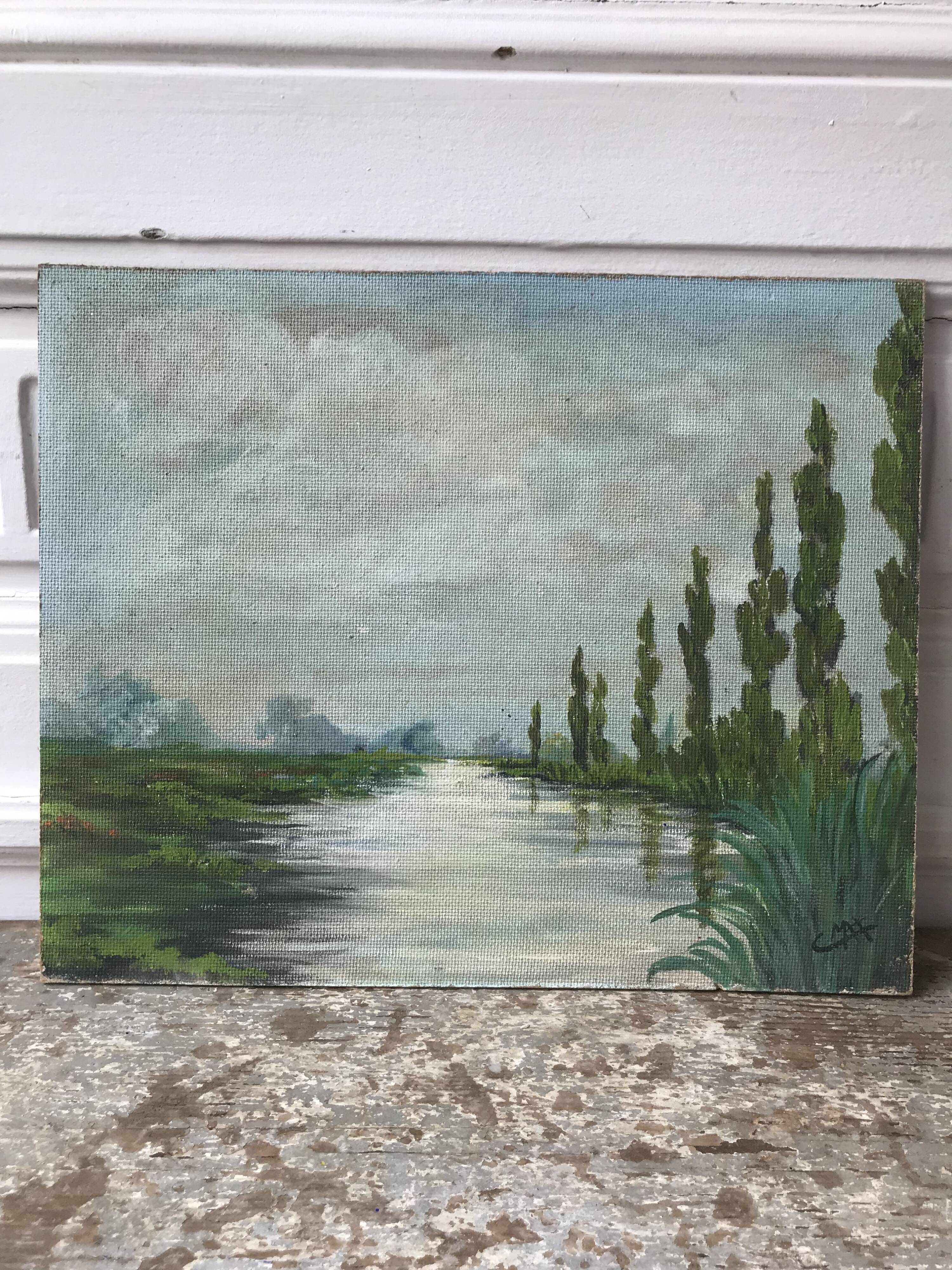Landscape oil painting