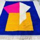 Handmade Berber Beni Ouraine rug, traditionally colored, size 150 x 250