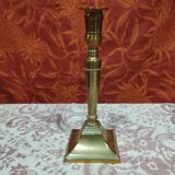 Art Deco brass candle holder