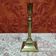 Art Deco brass candle holder
