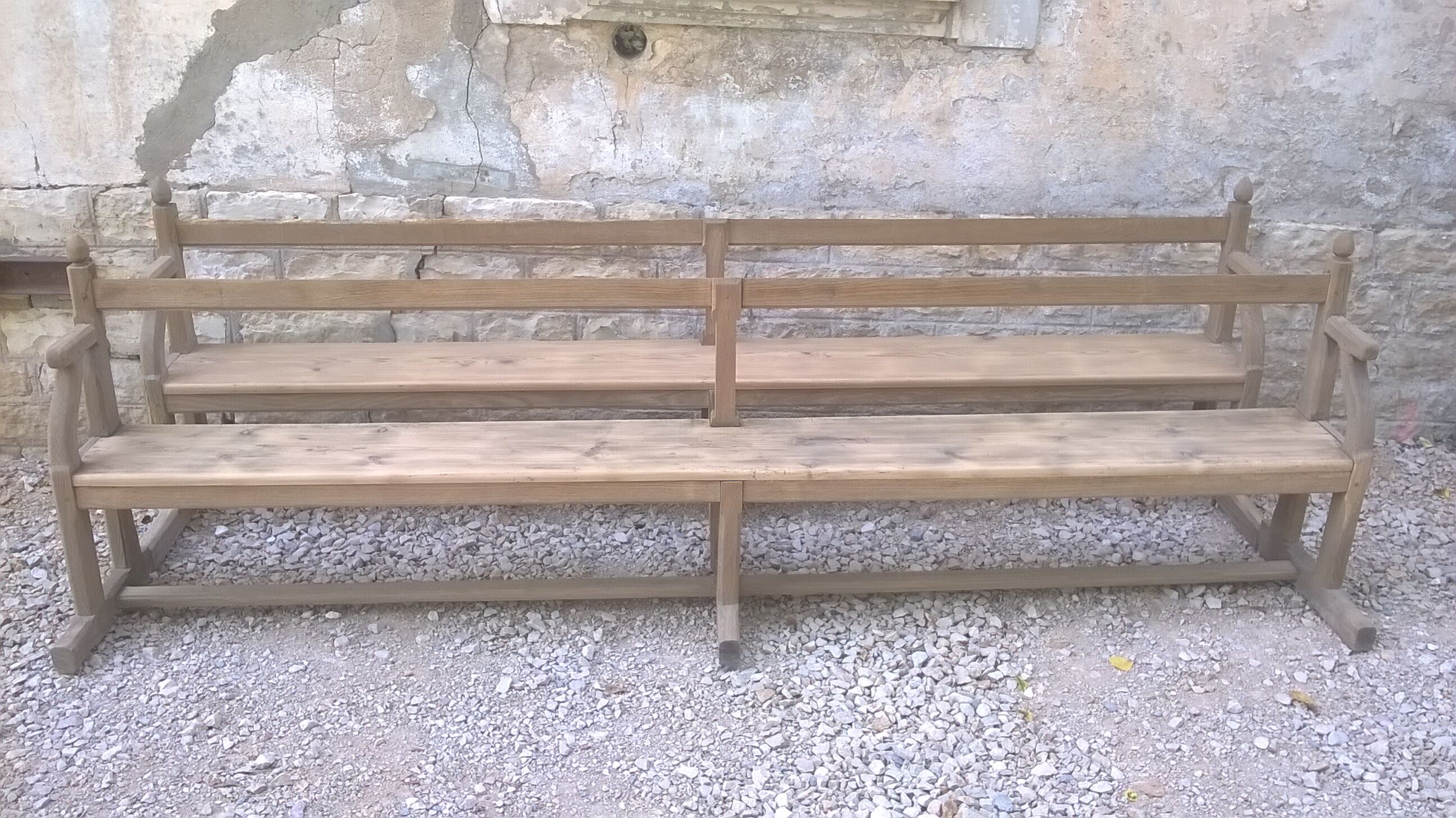 Paires grand banc d'église