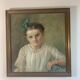 Painting "Portrait of a girl", 1950s