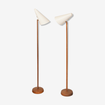 Pair of floor lamps by Uno & Östen Kristiansson