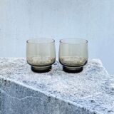 Set of two 70s glasses