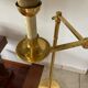 Floor lamp reader with articulated arm