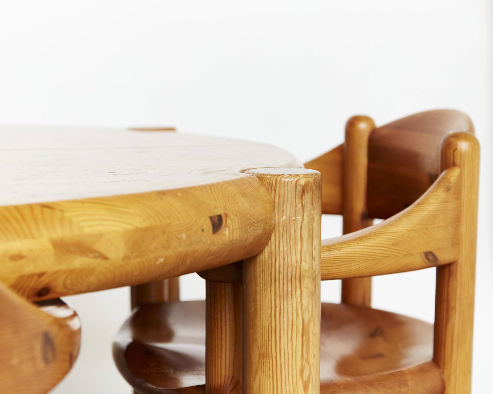 Dining Room Set by Rainer Daumiller for Hirtshals Savværk, 1970s, Set of 7