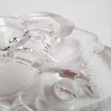 Bougeoir en cristal Orrefors Suède pour 4 bougies